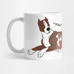 Father and Son Dogs Mug